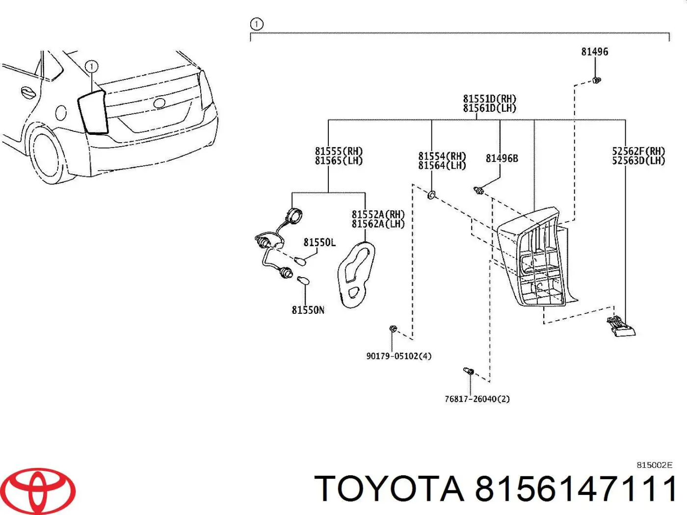 8156147111 Toyota