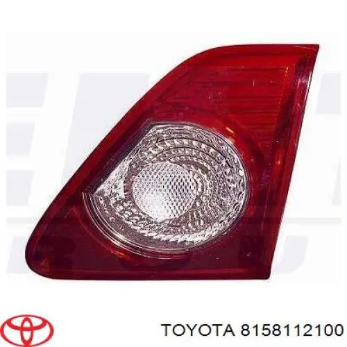 8158112100 Toyota piloto posterior interior derecho