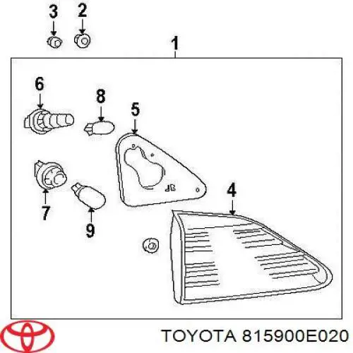 815900E020 Toyota