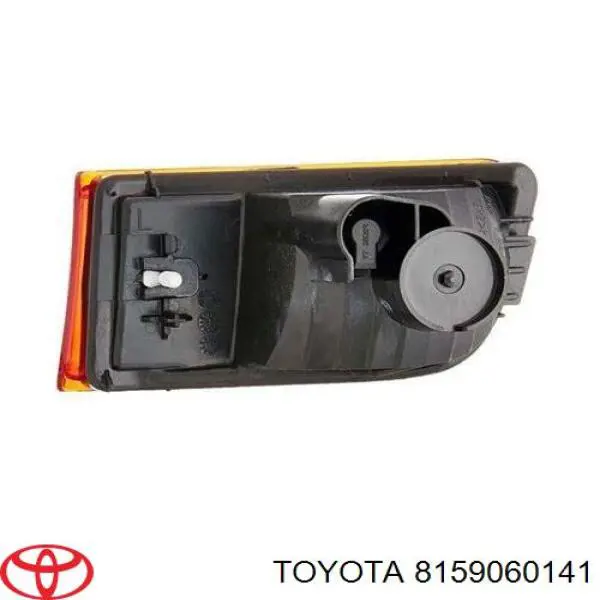 8159060141 Toyota reflector, parachoques trasero, izquierdo