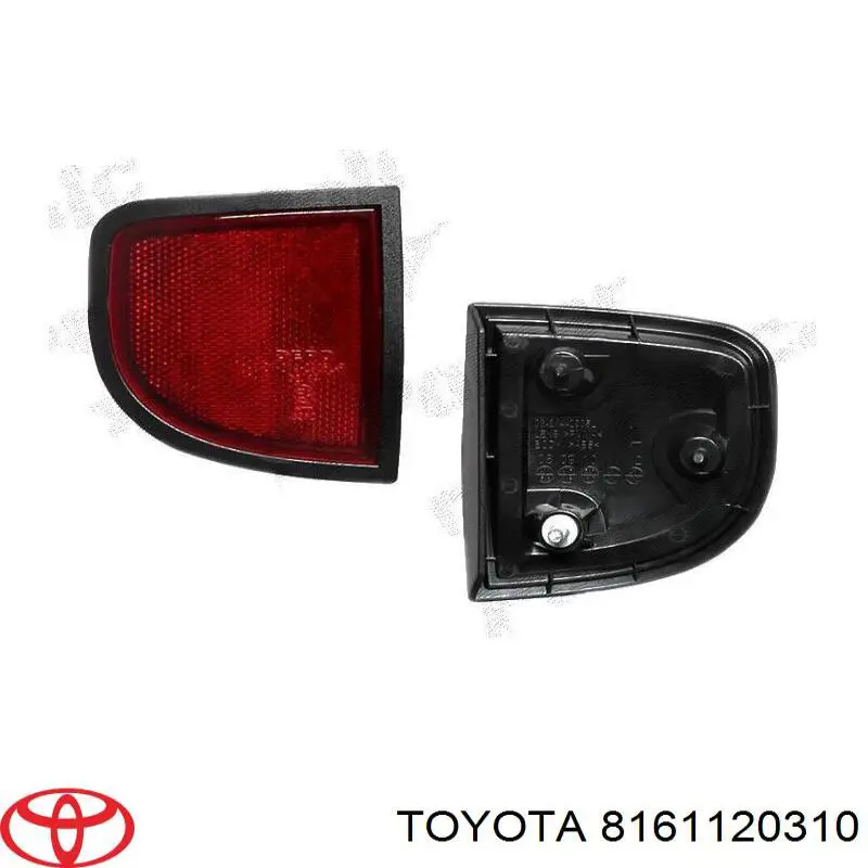 8161120310 Toyota luz de gálibo delantera derecha