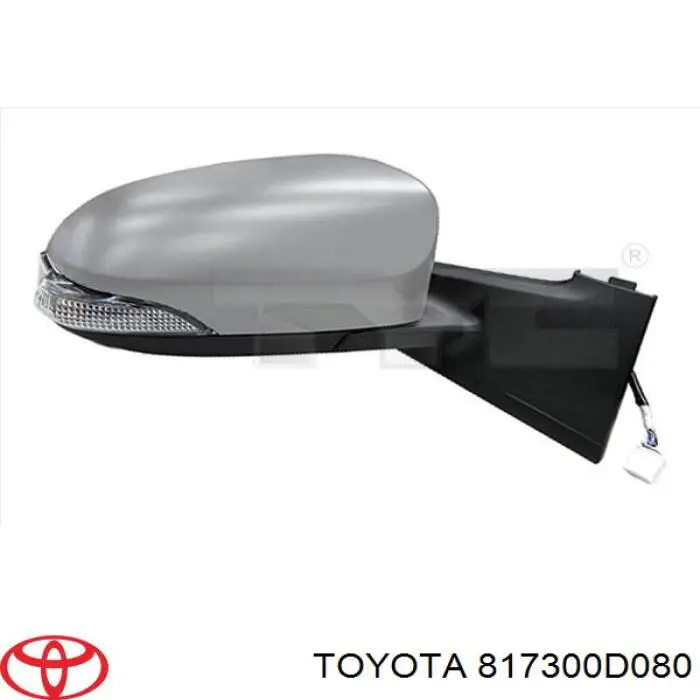 Luz intermitente de retrovisor exterior derecho para Toyota Yaris (P13)