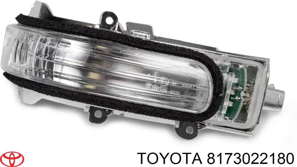 8173022180 Toyota luz intermitente de retrovisor exterior derecho