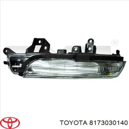 8173030140 Toyota luz intermitente de retrovisor exterior derecho