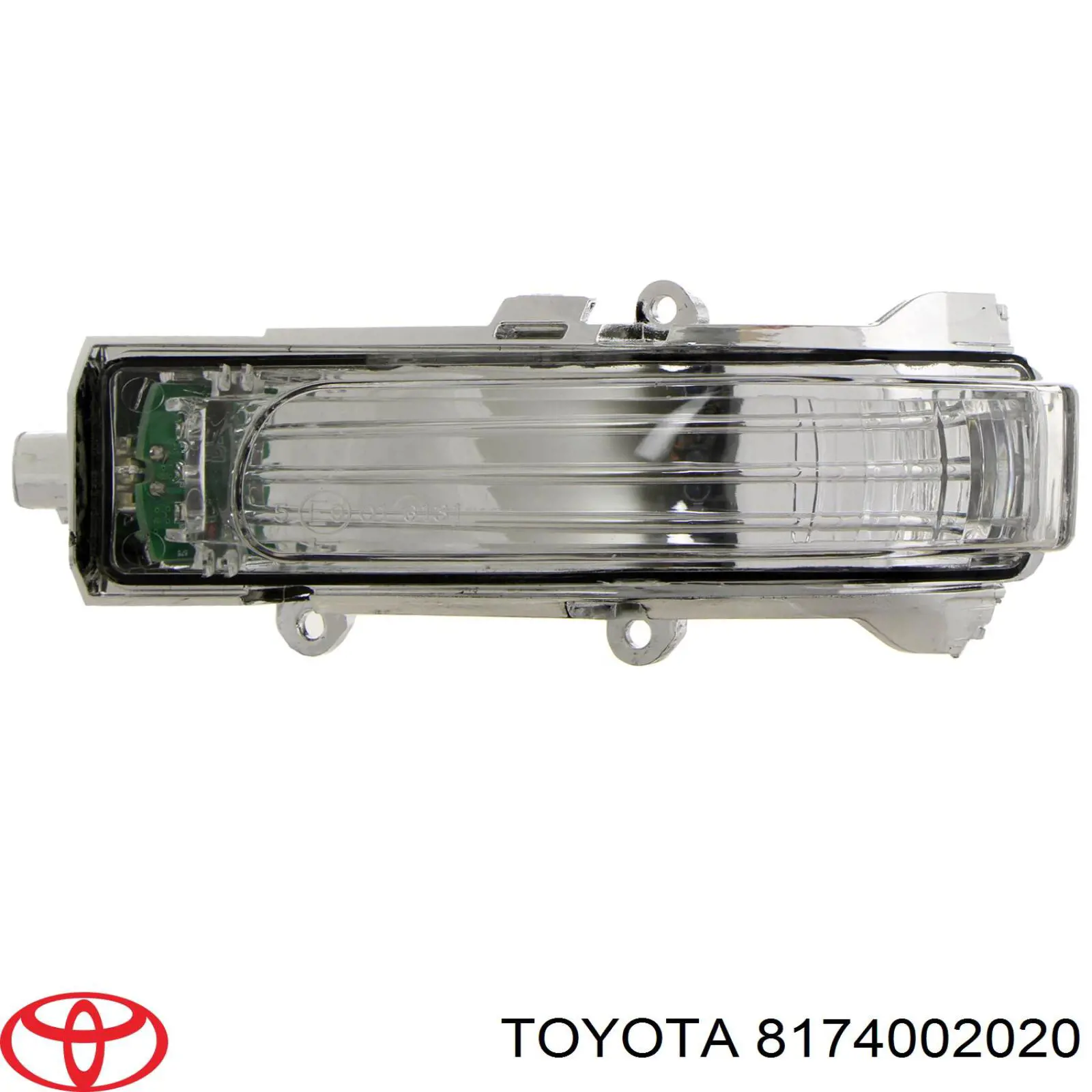Luz intermitente de retrovisor exterior izquierdo para Toyota Auris (E15)