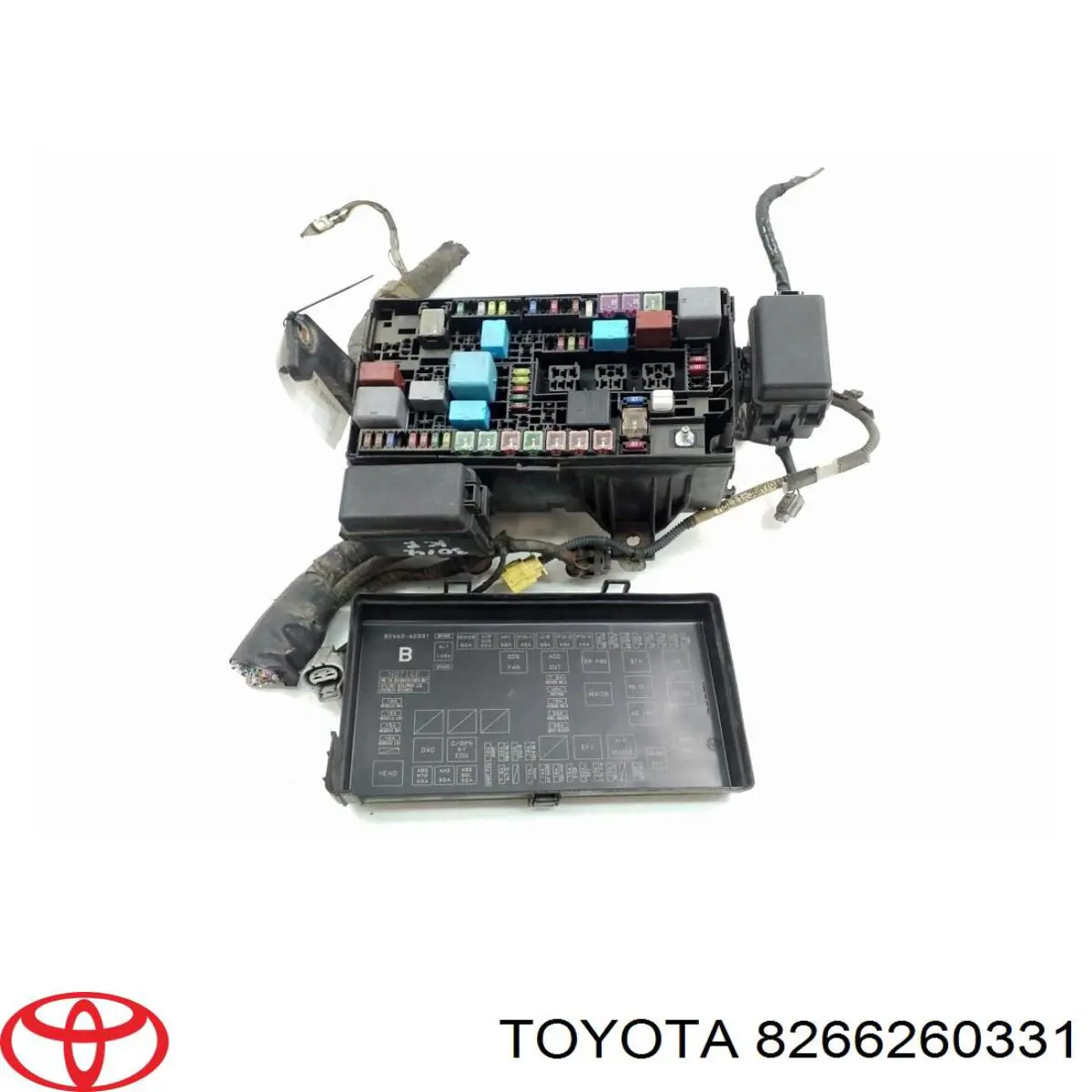 Tapa, caja de fusibles para Toyota Land Cruiser (J12)