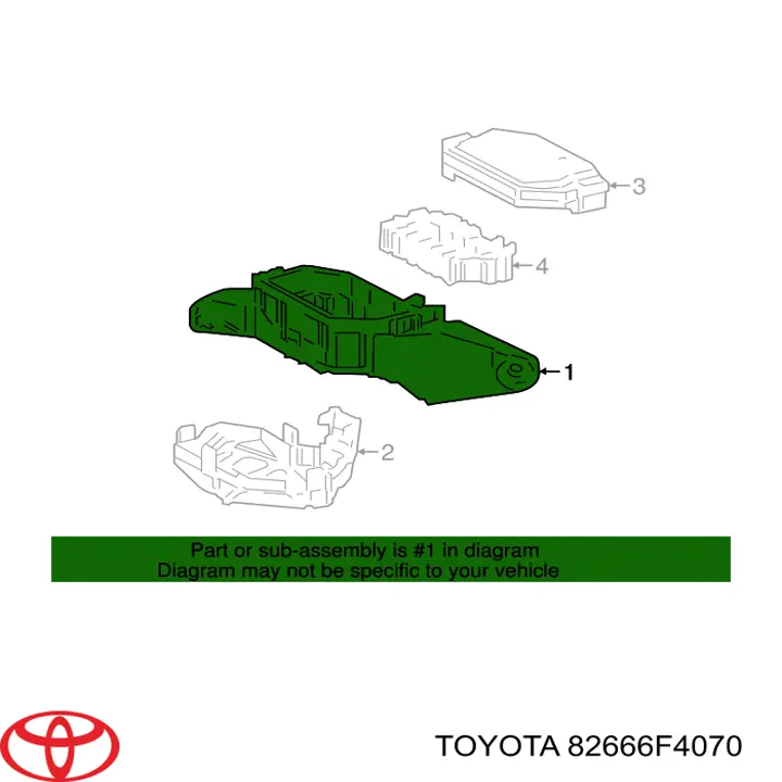  Toyota 82666F4070 precio, desde 107,01 EUR