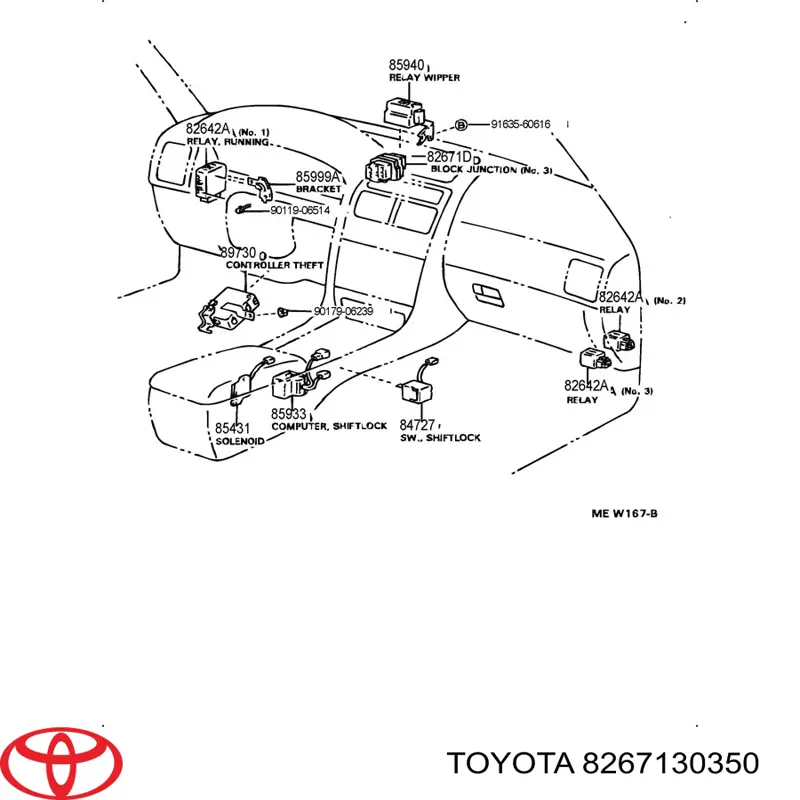 8267130350 Toyota