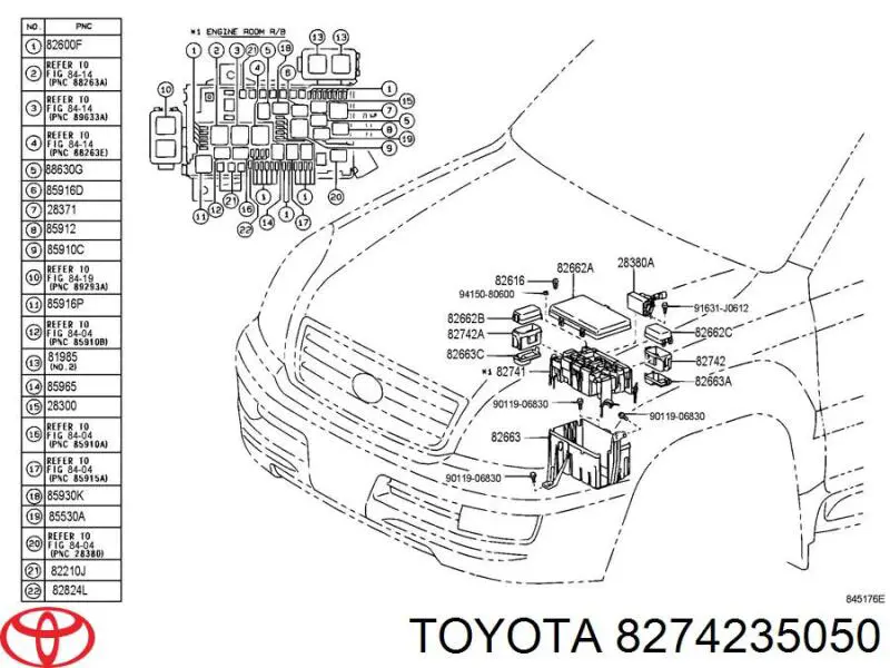 Comprar 8274235050 Toyota 