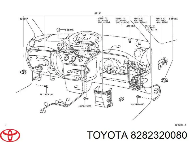 8282320080 Toyota