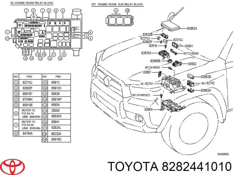 Comprar 8282441010 Toyota 