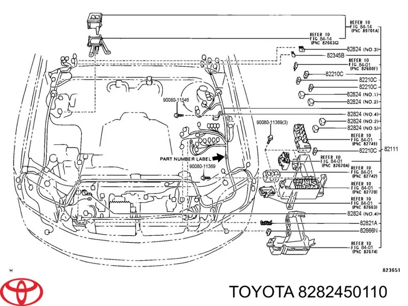 8282450110 Toyota