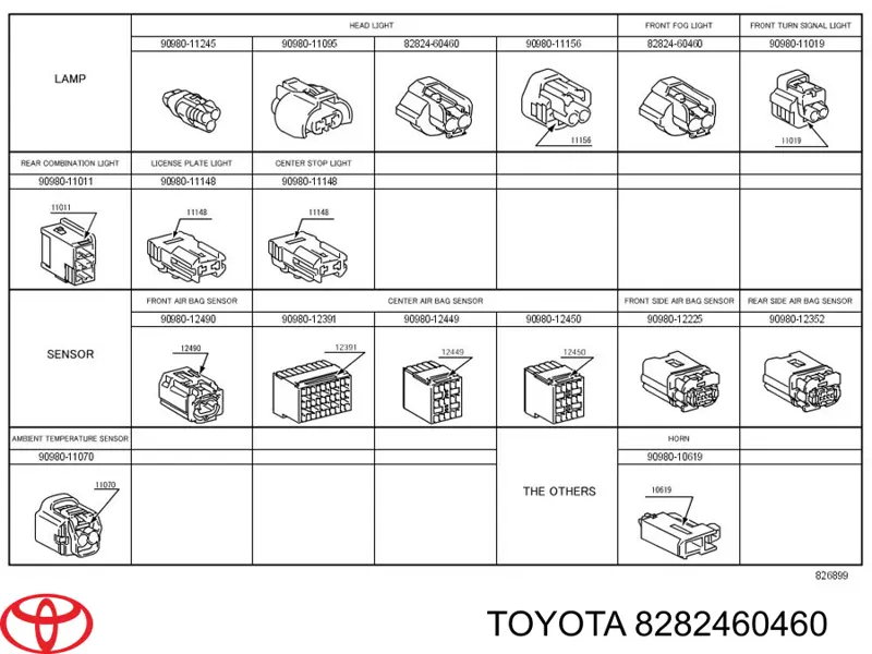 Conector Luces Antinieblas (Chip) Toyota Tundra 