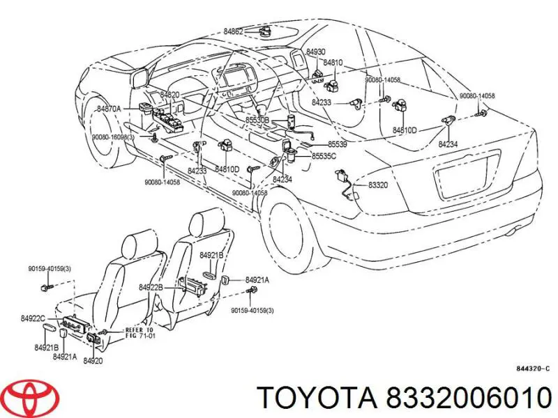 Indicador de nivel de combustible Toyota 8332006010 precio, desde 31,24 EUR