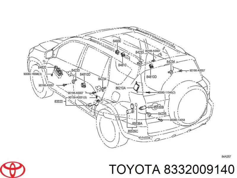 8332009140 Toyota