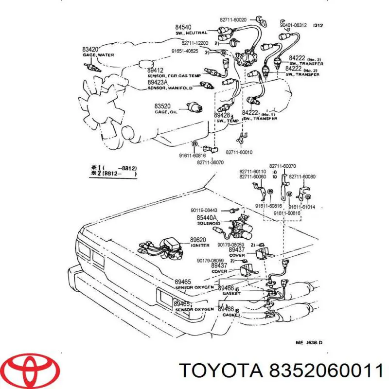 8352060011 Toyota