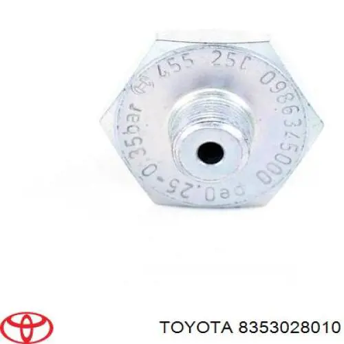 Sensor de presión de aceite 8353028010 Toyota