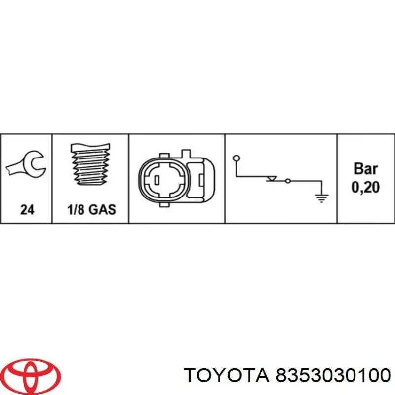 Sensor de aceite Toyota 8353030100