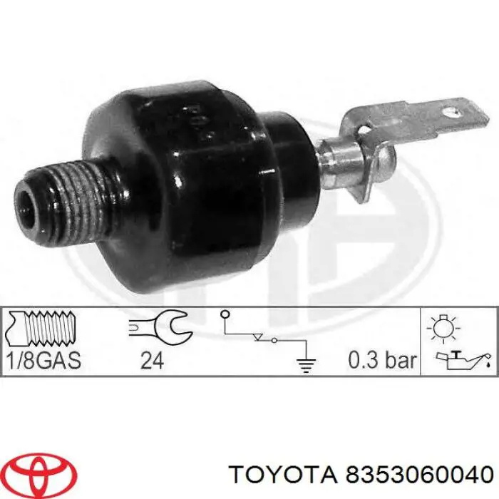 Manómetro de presión de aceite Toyota 8353060040 precio, desde 5,55 USD