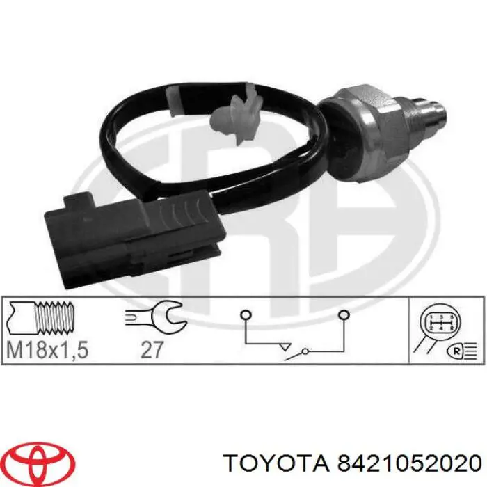 8421052020 Toyota sensor de marcha atrás