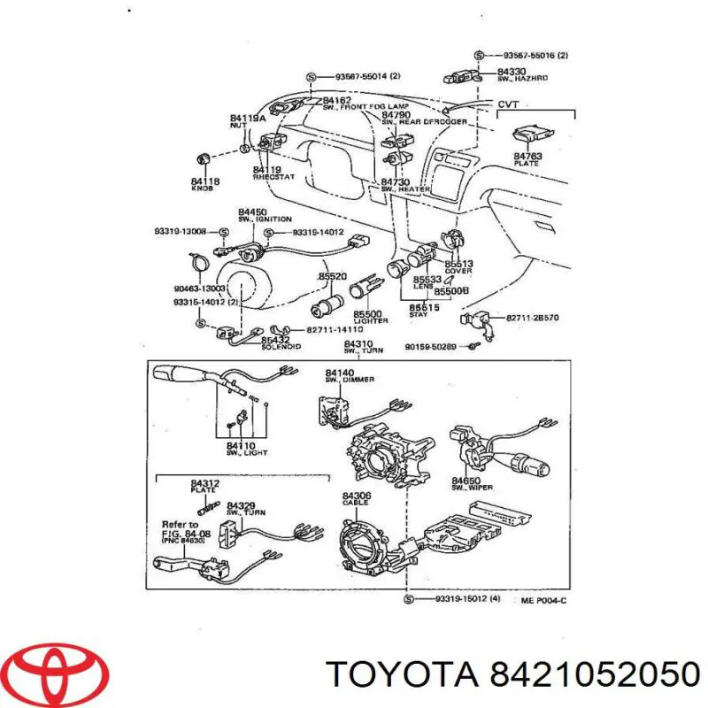Comprar 8421052050 Toyota Sensor de marcha atrás