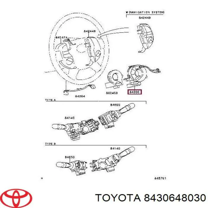 0400407122 Toyota anillo de airbag