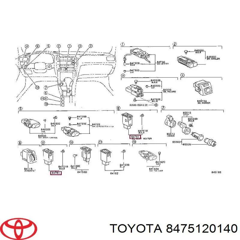 8475120140 Toyota