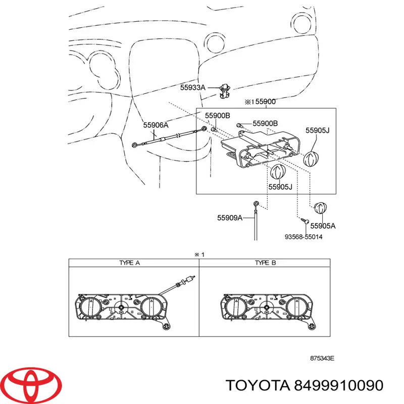 8499910090 Toyota