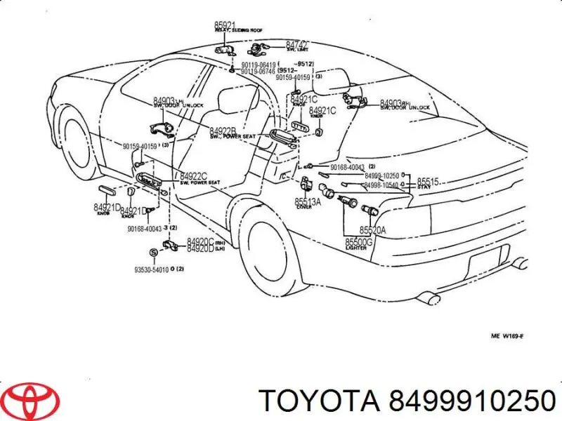  Toyota 8499910250 precio, desde 6,04 EUR