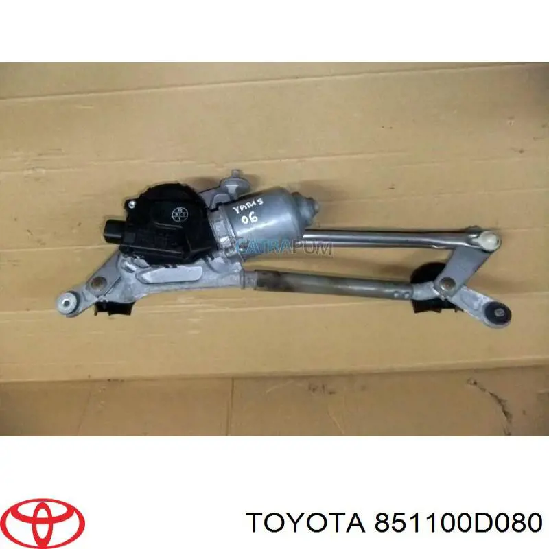 851100D080 Toyota motor del limpiaparabrisas del parabrisas