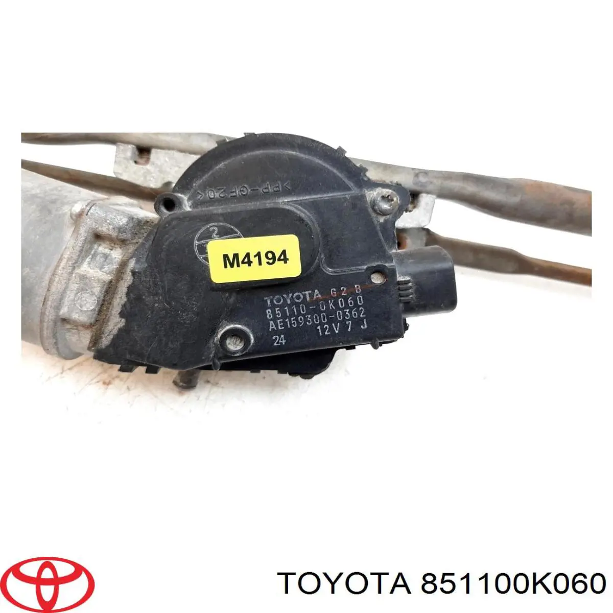 Comprar 851100K060 Toyota Motor limpiaparabrisas