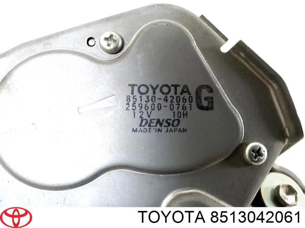 Motor limpiaparabrisas luna trasera para Toyota RAV4 