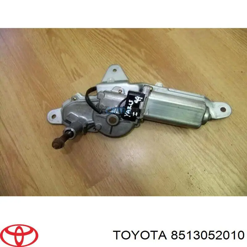 Motor limpiaparabrisas luna trasera para Toyota Yaris (P10)