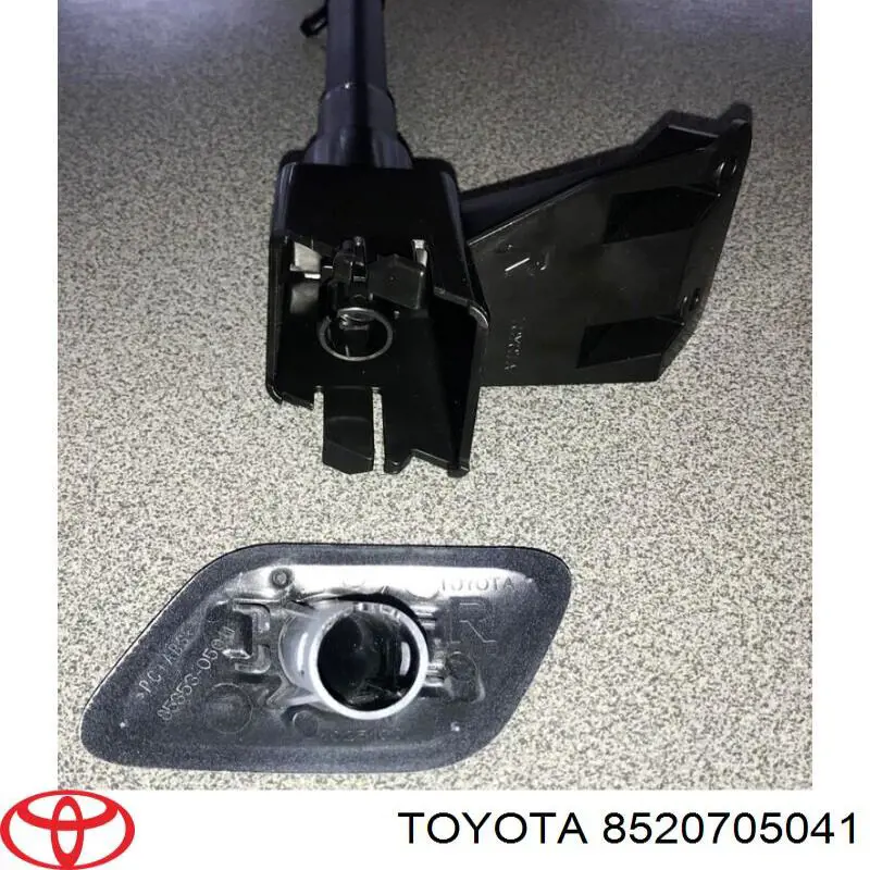 8520705041 Toyota tobera de agua regadora, lavado de faros, delantera derecha