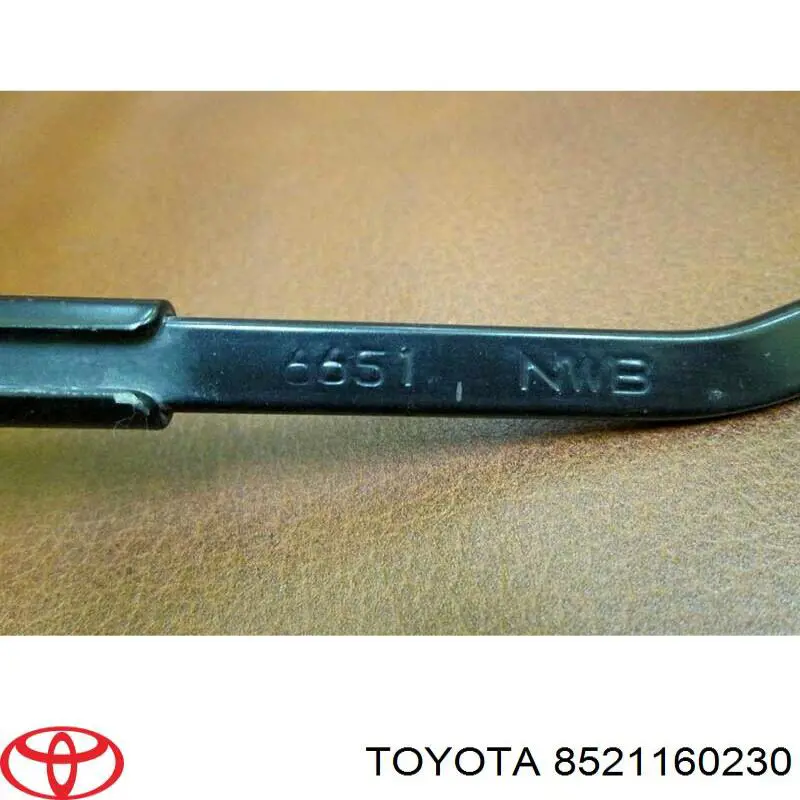 Brazo del limpiaparabrisas, lavado de parabrisas, luna delantera Toyota Land Cruiser PRADO ASIA (J12)