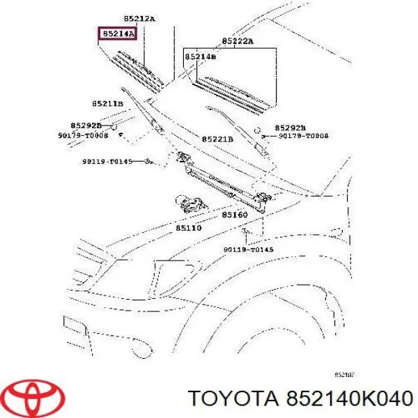  Toyota 852140K040 precio, desde 14,71 EUR