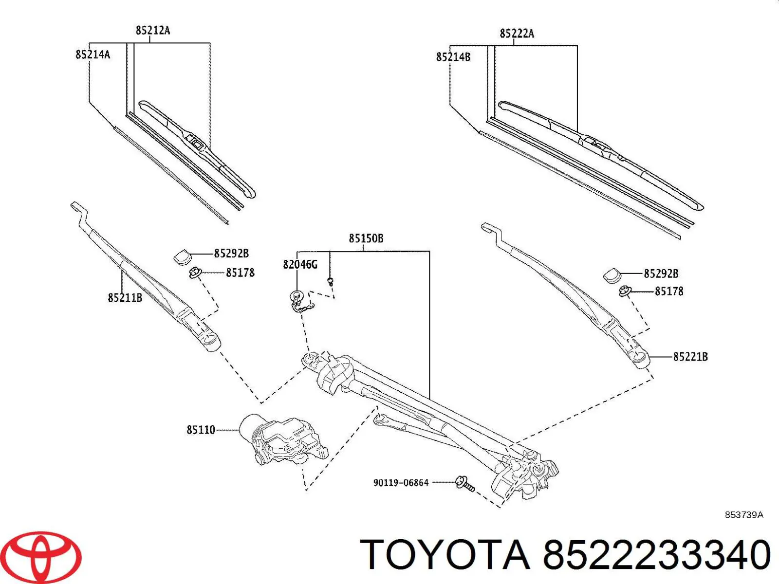 8522233340 Toyota