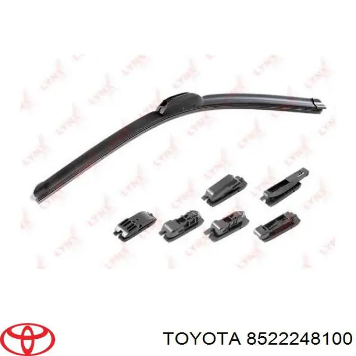 8522248100 Toyota limpiaparabrisas de luna delantera conductor