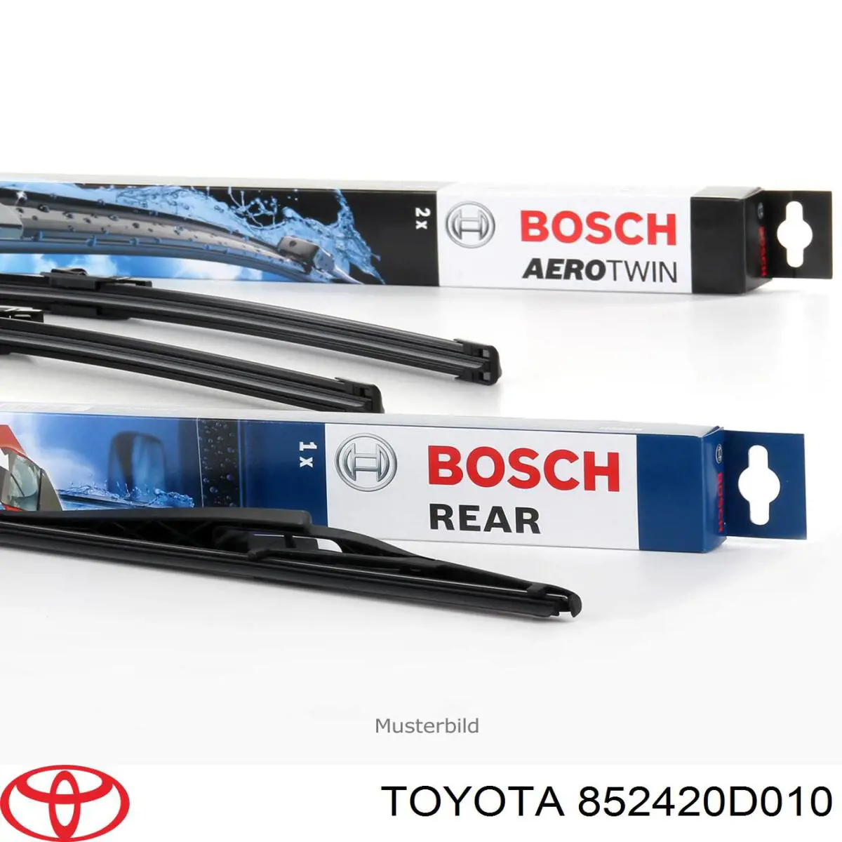 Comprar 852410D011 Toyota Brazo del limpiaparabrisas, trasero
