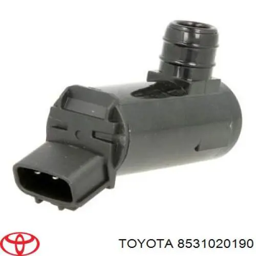 8531020190 Toyota bomba de agua limpiaparabrisas, delantera