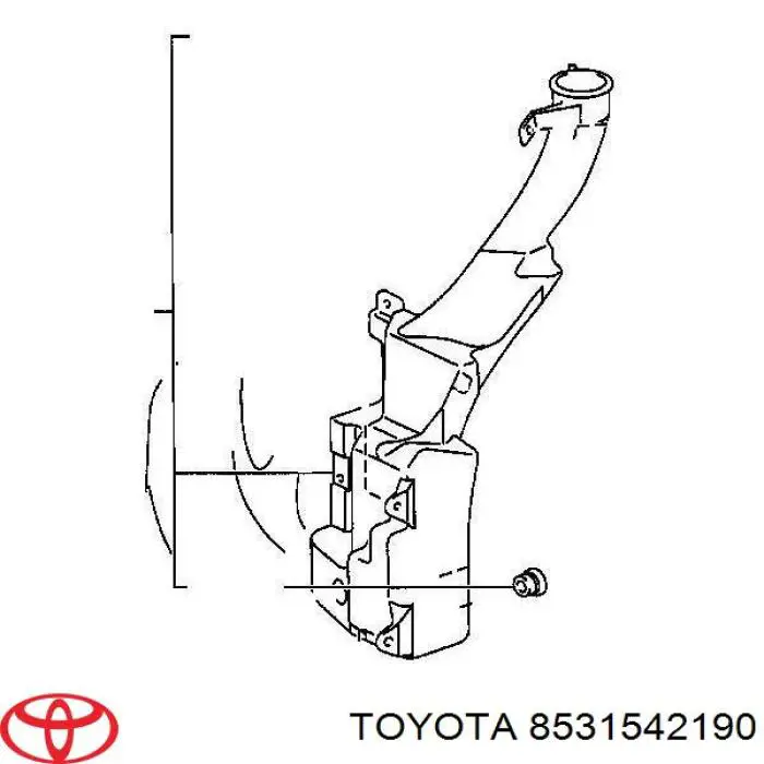Comprar 8531542190 Toyota Depósito de limpiaparabrisas
