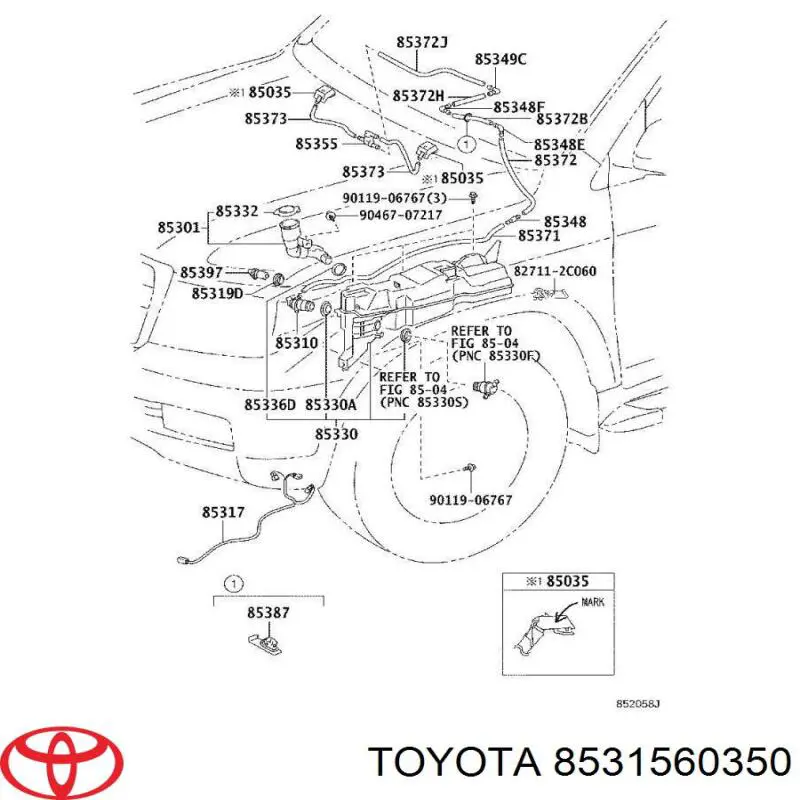 8531560350 Toyota