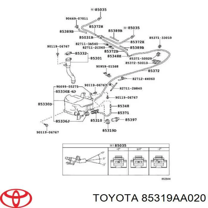 85319AA020 Toyota