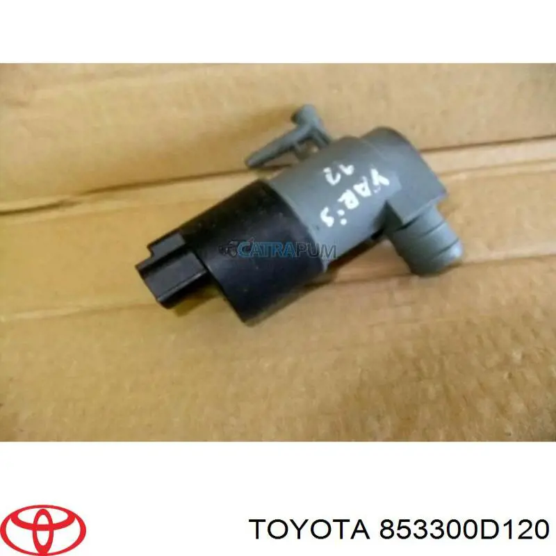 Comprar 853300D120 Toyota Bomba de agua limpiaparabrisas, delantera