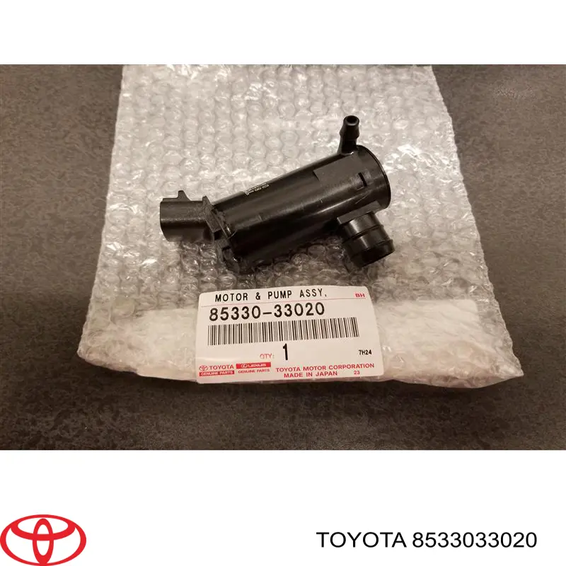 Comprar 8533033020 Toyota Bomba de agua limpiaparabrisas, delantera