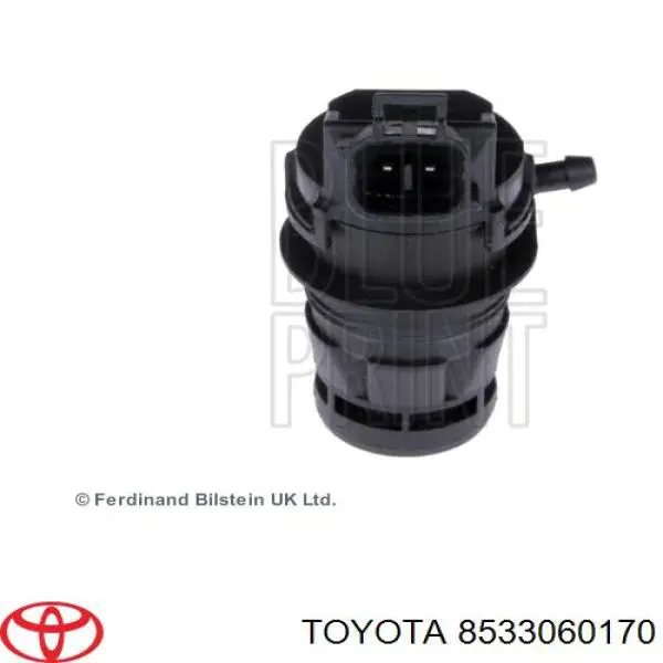 8533060170 Toyota bomba de agua limpiaparabrisas, delantera