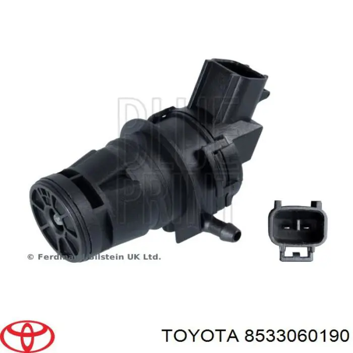 Bomba de agua limpiaparabrisas, delantera Toyota 8533060190 precio, desde 12,30 EUR