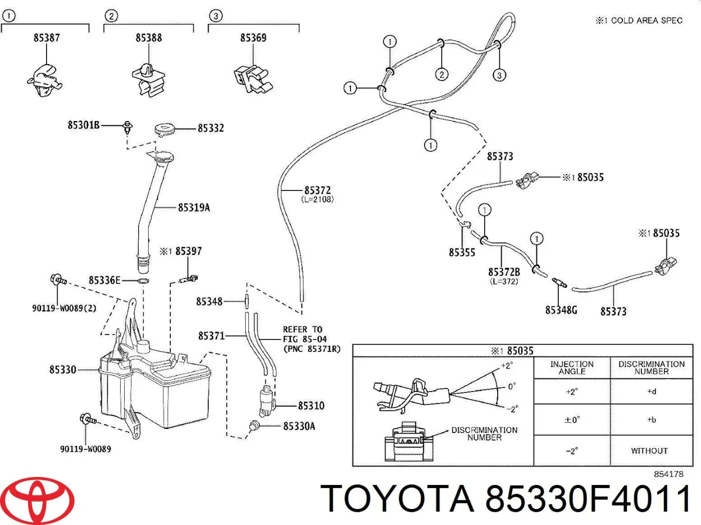 85330F4011 Toyota