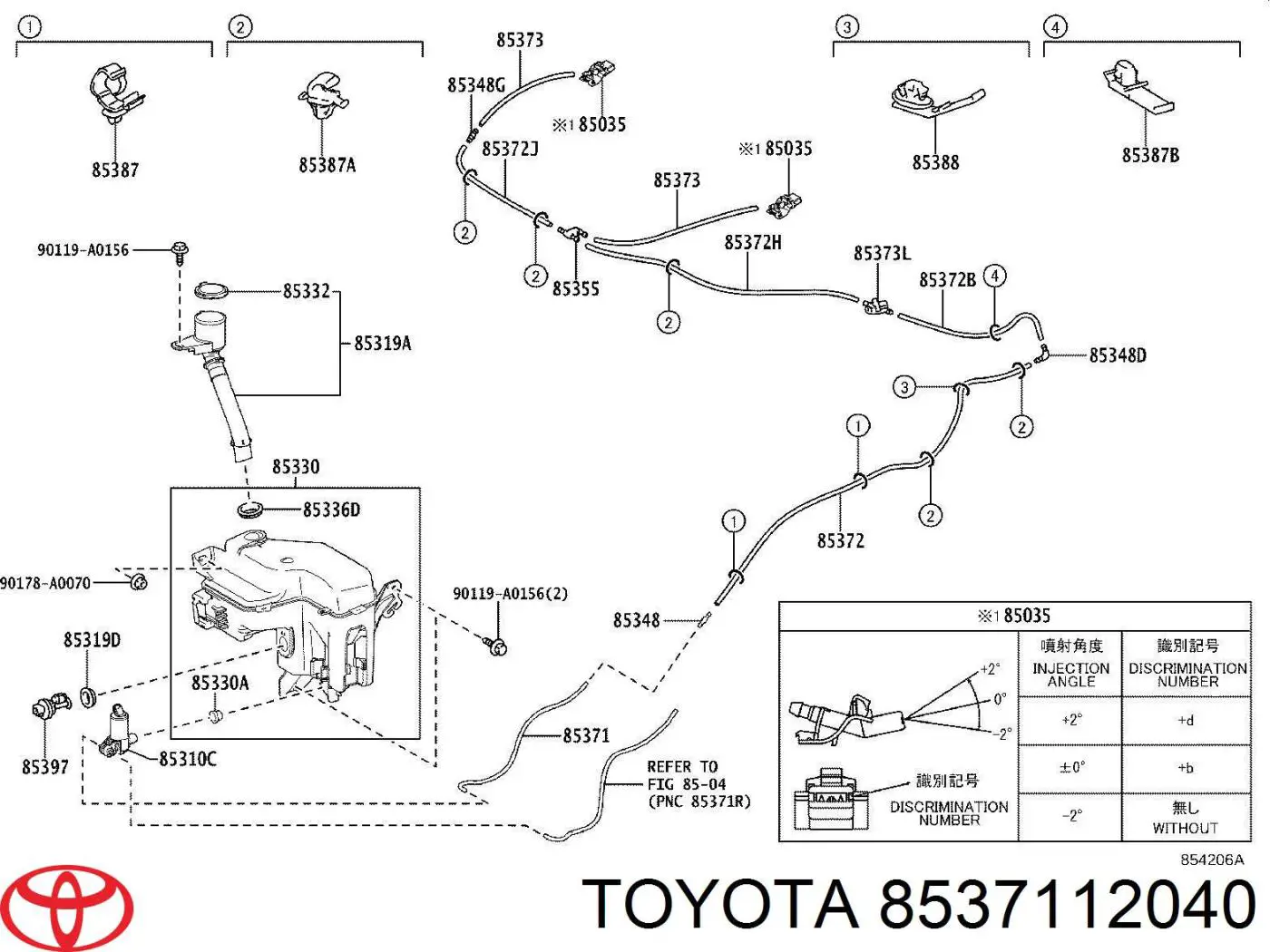  Toyota 8537112040 precio, desde 2,77 EUR