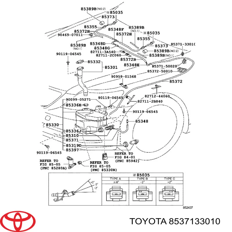  Toyota 8537133010 precio, desde 3,12 EUR